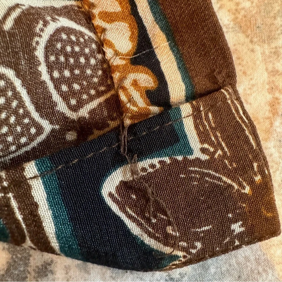 VTG Cappagallo Maxi Skirt Sz 8 Brown Beach  Button Boho Stretch Soft Hippie READ - Picture 14 of 15